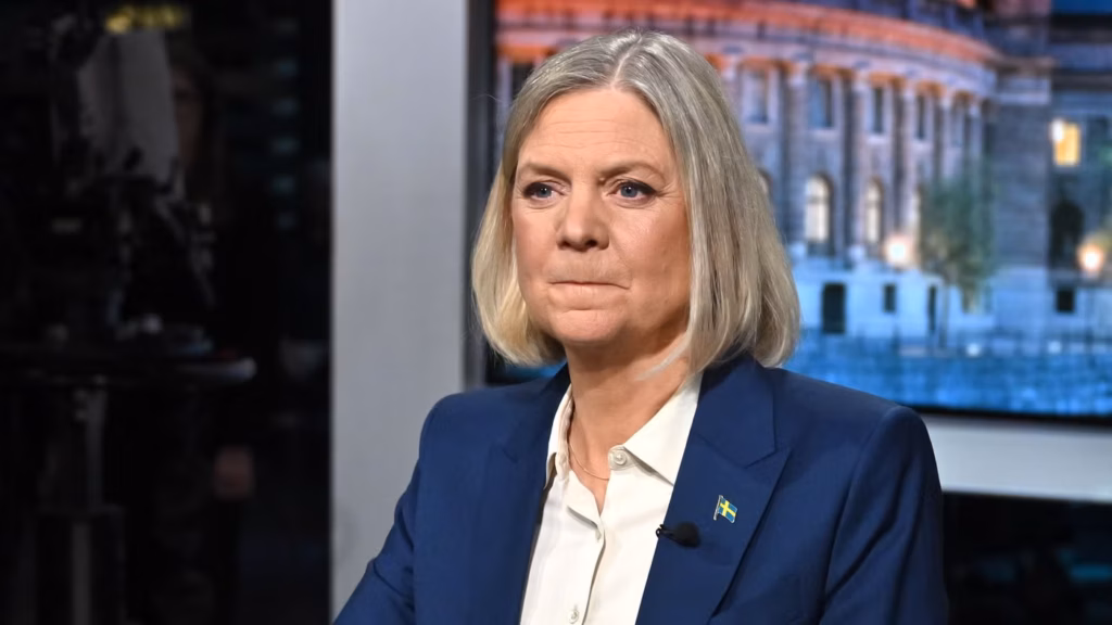 Magdalena Andersson om vården i Skåne i partiledardebatt i SVT Agenda